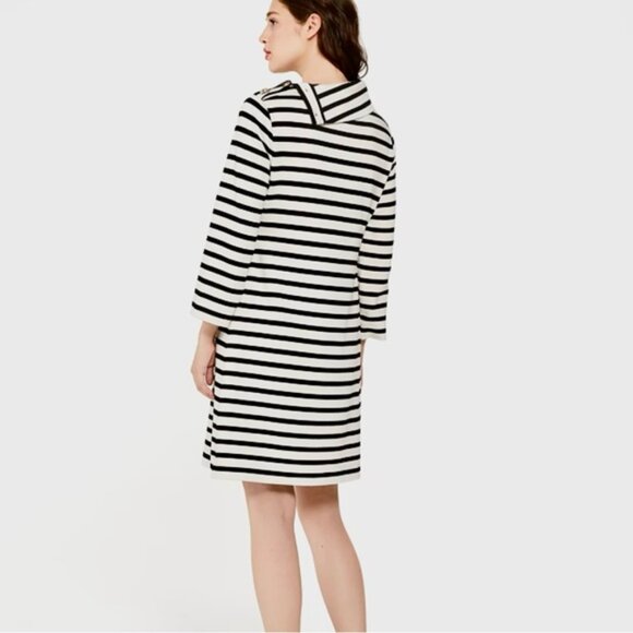 Kate Spade Striped Turtleneck Ponte Dress - Picture 2 of 6